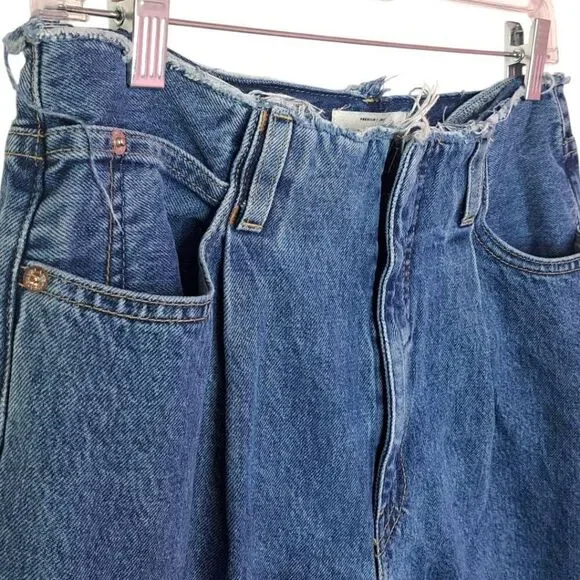 SLVRLAKE Women's Taylor High Rise Wide Leg Jean Sweet Memory Wash size 27 PETITE